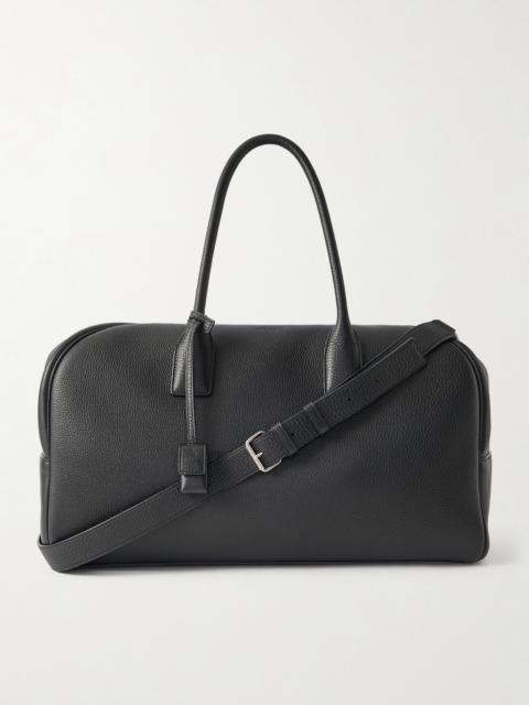 SAINT LAURENT Full-Grain Leather Duffle Bag
