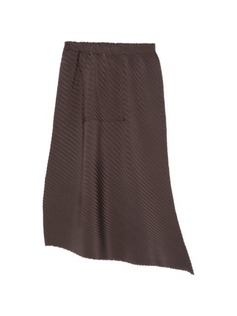 ISSEY MIYAKE pleated midi skirt