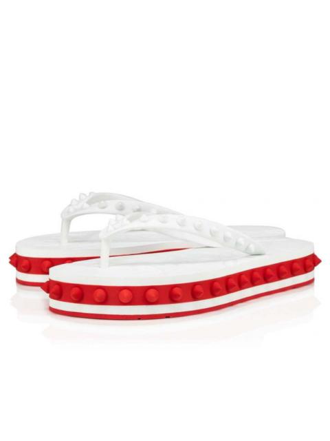 Christian Louboutin Loubi Flip Flip Woman BIANCO/LOUBI