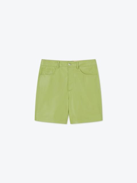 Nanushka NOVAN - OKOBOR™alt-leather shorts - Green