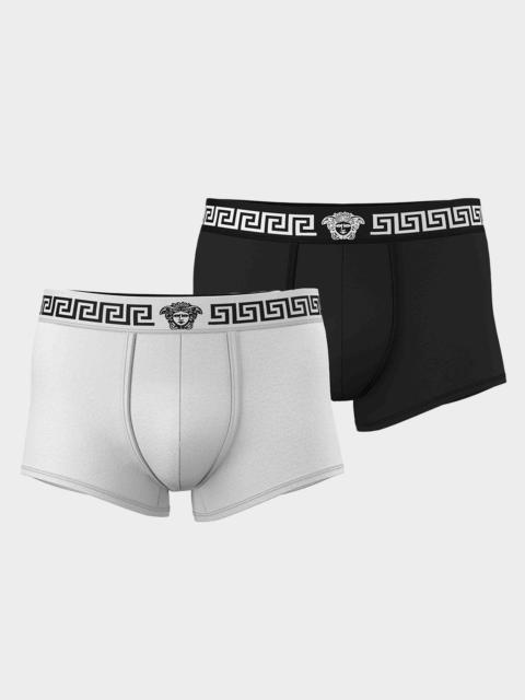 VERSACE Men & apos;s Medusa La Greca 2-Pack Boxer Briefs