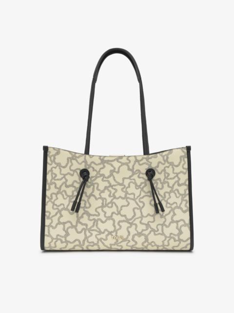 TOUS Large beige Shopping bag TOUS Kaos Icon