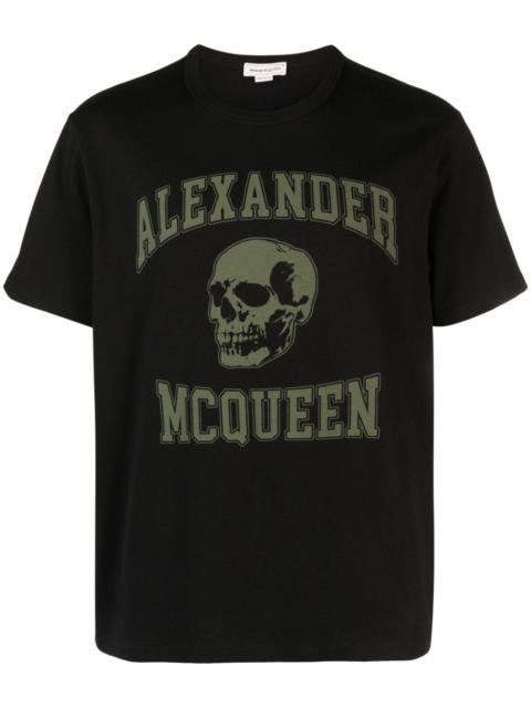 Alexander McQueen logo-print cotton T-shirt