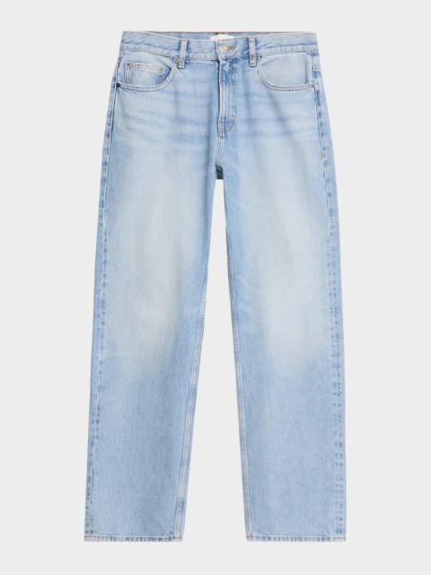FRAME Men's Relaxed Light Wash Jeans