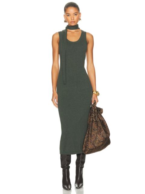 MATTHEW BRUCH Scarf Tank Midi Dress