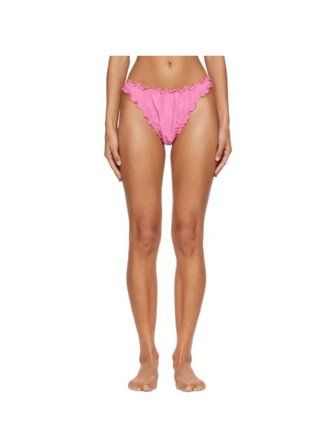 Chopova Lowena Pink FEELINGS Surprised Briefs