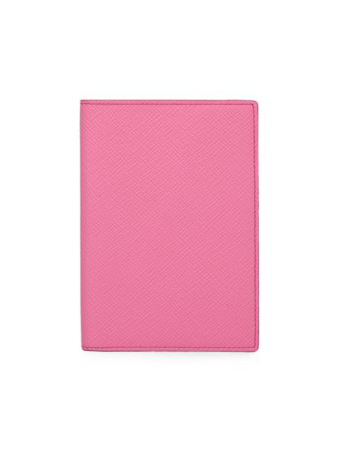 Smythson Panama cross-grain passport cover