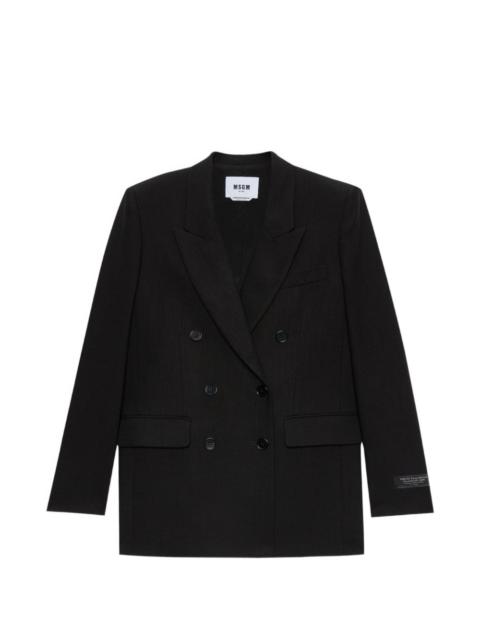 MSGM double-breasted blazer