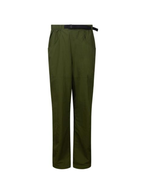The North Face contrast-belt straight-leg trousers