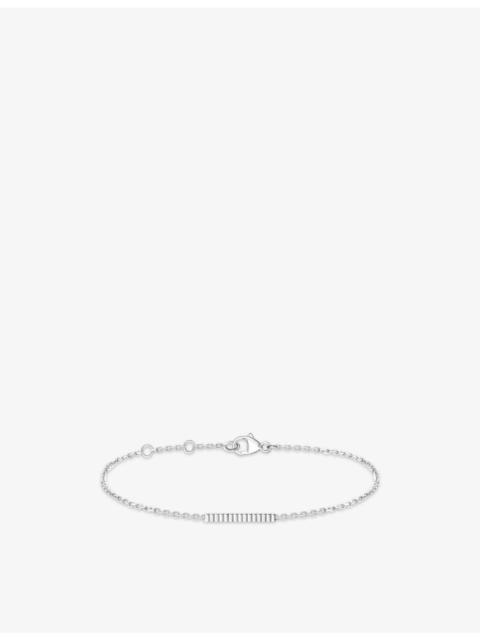 Boucheron Quatre Grosgrain 18ct White-Gold Bracelet