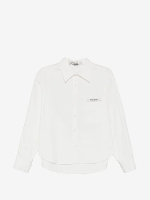 KIMHĒKIM Heart cut-out shirt