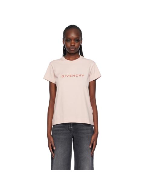 Givenchy Pink Fitted T-Shirt