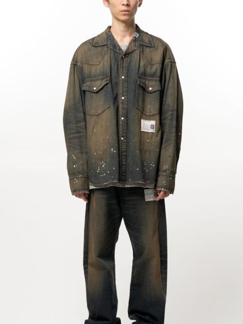 Maison MIHARAYASUHIRO Flatted Collar Denim Shirt
