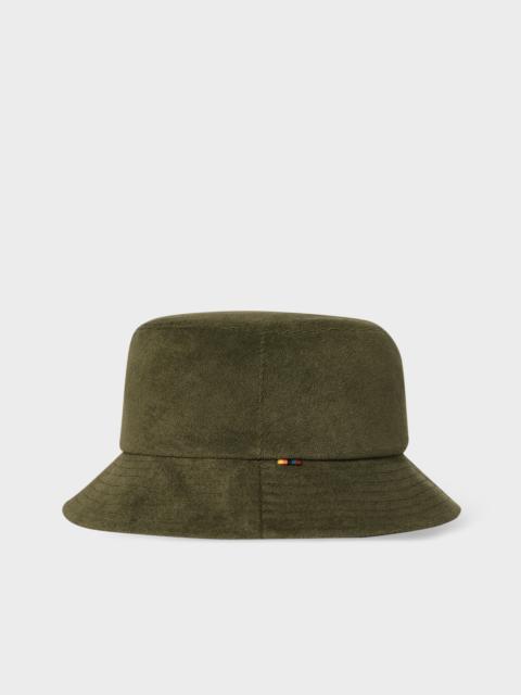 Paul Smith Khaki Cotton-Blend Towelling Bucket Hat
