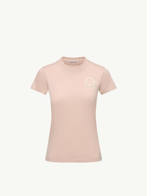 Moncler Embroidered Logo Cotton T-Shirt
