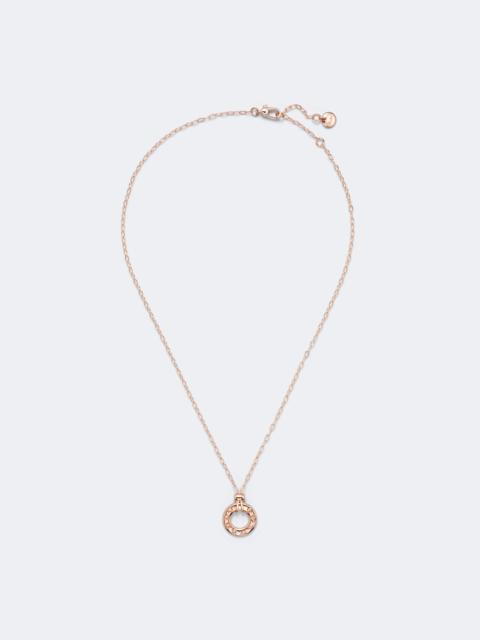 Pomellato Iconica 18kt rose gold pendant necklace with diamonds