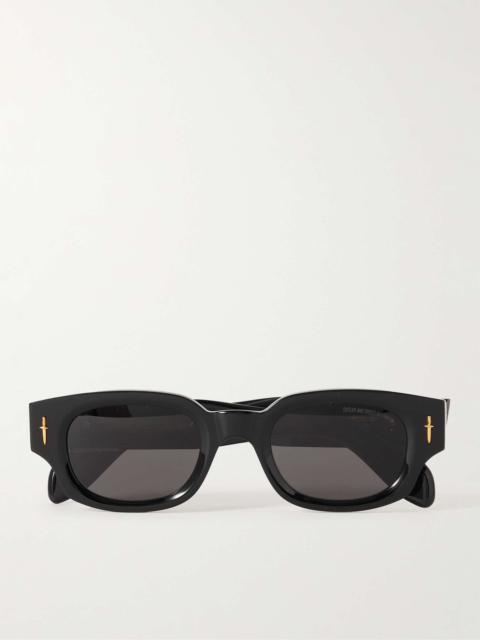 CUTLER AND GROSS + The Great Frog D-Frame Embellished Acetate Sunglasses