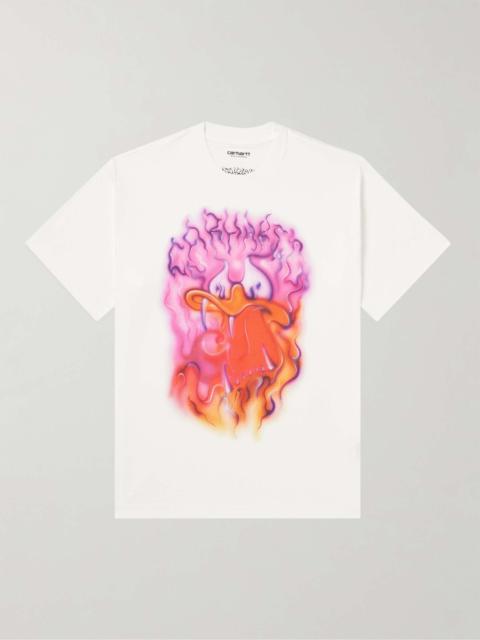Carhartt + Babybrush Duck Printed Cotton-Jersey T-Shirt