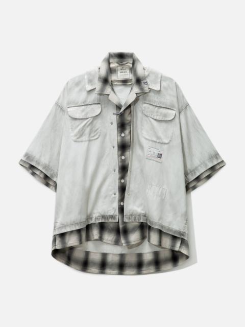 Maison MIHARAYASUHIRO DOUBLE LAYERED SHIRT