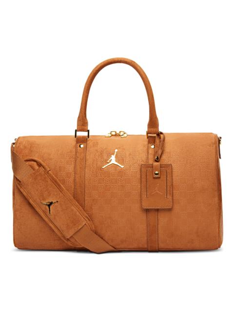 Jordan Jordan Suede Monogram Duffel 25L 'Cognac' IQ5742-299