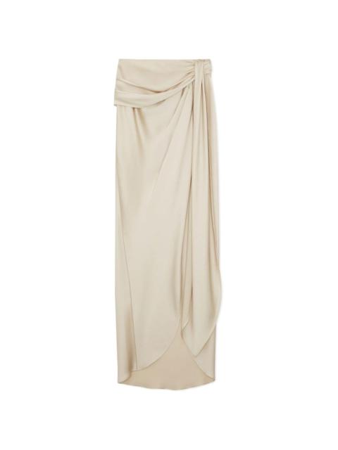 Elisabetta draped skirt