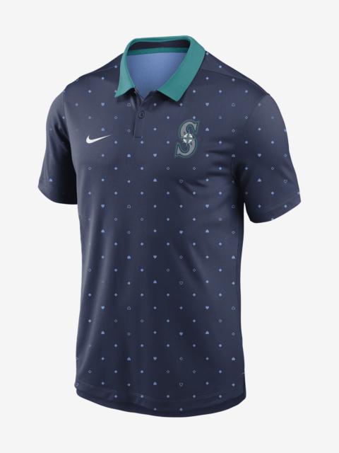 Seattle Mariners Legacy Icon Vapor Nike Men's Dri-FIT MLB Polo