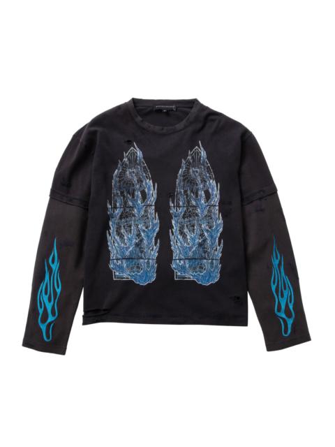 WHO DECIDES WAR FLAME GLASS DOUBLE JERSEY