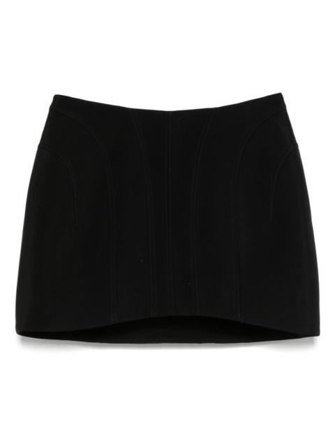 MUGLER tailored mini skirt