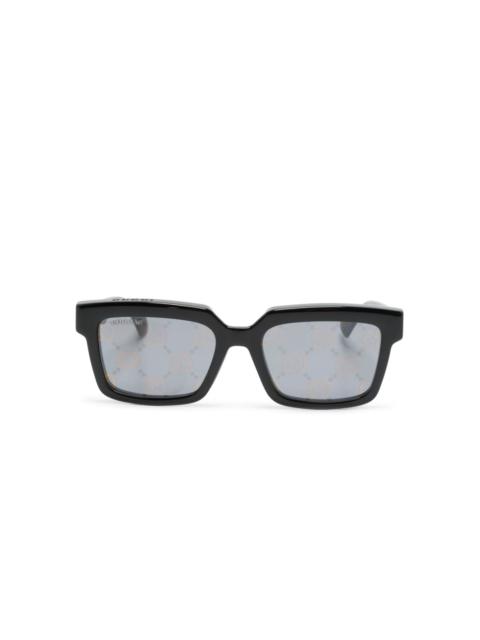 square-frame glasses