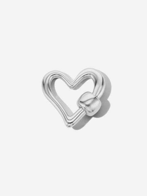 MARLA AARON Silver Freeform Heartlock