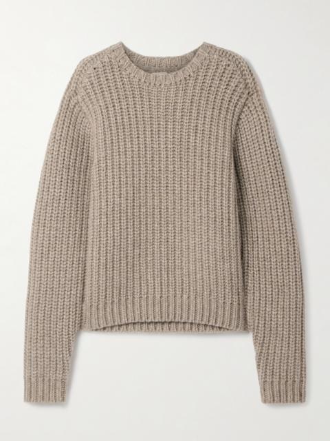 KHAITE Natt Ribbed Cashmere Sweater