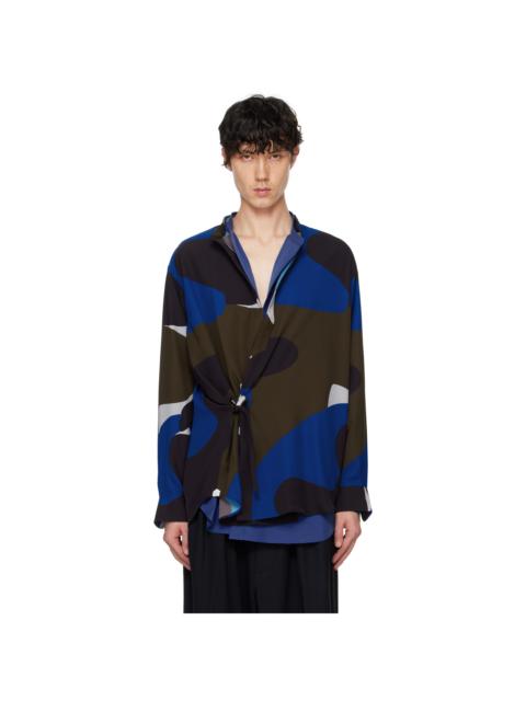 RAINMAKER KYOTO Multicolor Band Collar Dougi Shirt