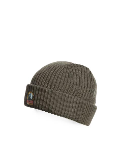 PARAJUMPERS ribbed-knit beanie hat
