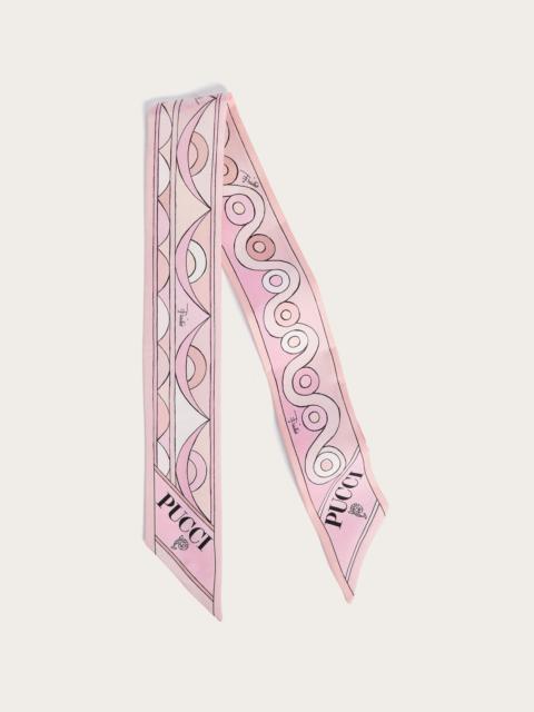 PUCCI IRIDE PRINT SILK TWILL SCARF