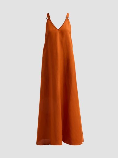L'AGENCE Women's Didi O-Ring Strap Maxi Dress - Sienna