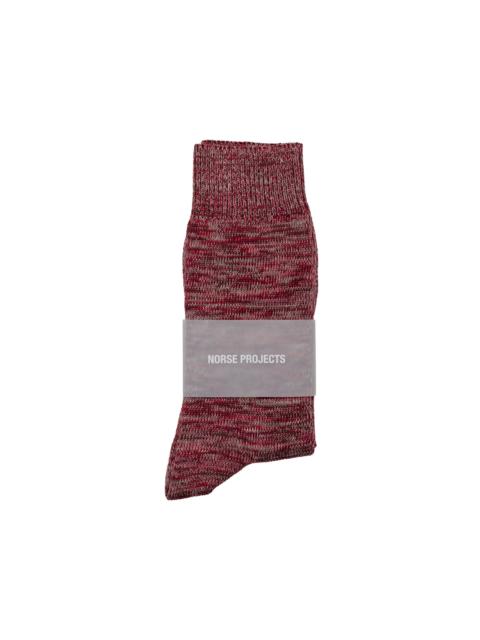 NORSE PROJECTS Bykle Heavy Cotton Twist Sock Cowhide