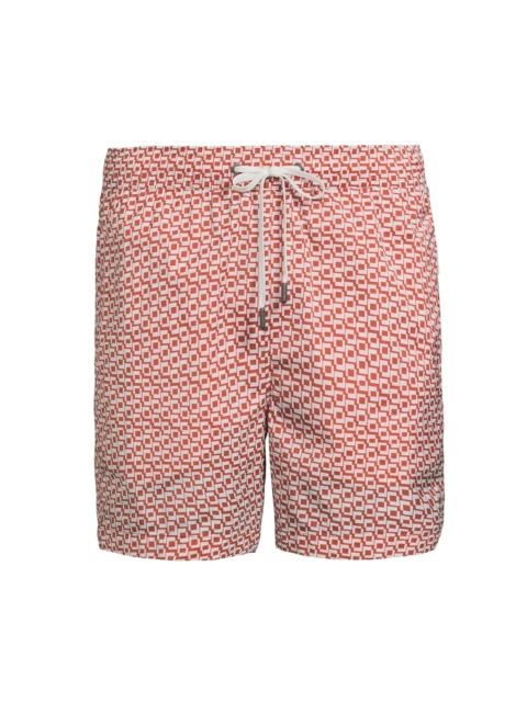 onia Men's Calder Printed Swim Shorts - Picante Multi