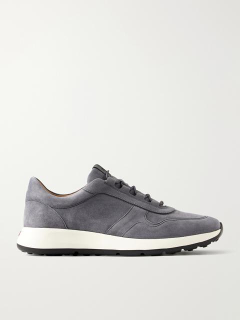 Tod's Paneled Suede Sneakers