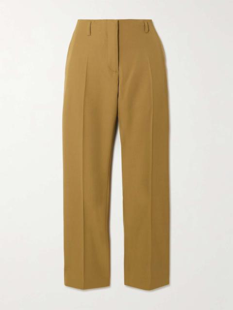 Twill tapered pants