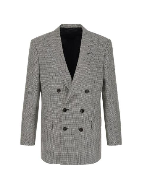 TOM FORD geometric double-breasted blazer