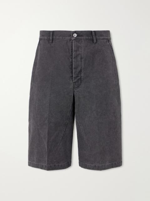 Rick Owens DRKSHDW Work Straight-Leg Cotton-Canvas Shorts