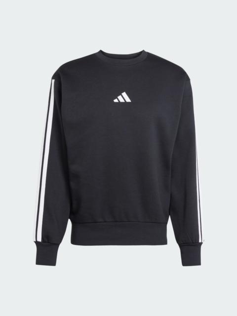 adidas Essentials 3-Stripes Fleece Sweatshirt