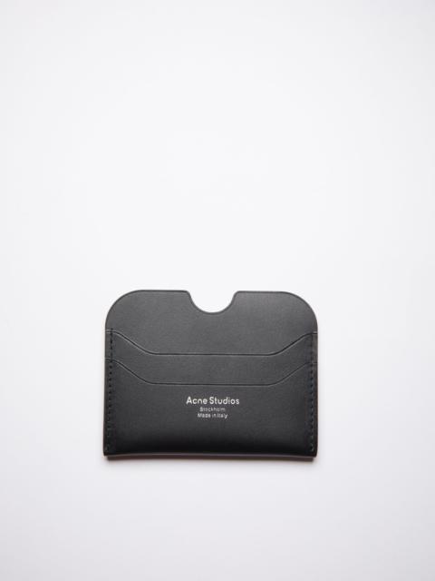 Acne Studios Leather card holder - Black
