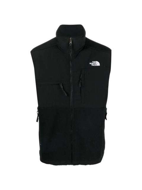 The North Face embroidered-logo zip-up gilet