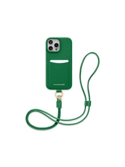 MAISON de SABRÉ Sling leather iPhone 16 Pro Max phone case