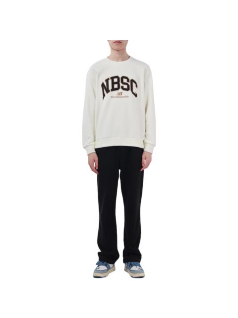 New Balance Casual Sports Sweatshirt 'White Black' 5CC44333-IV