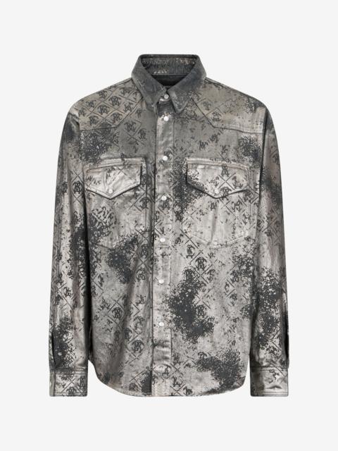 Roberto Cavalli Monogram Print Shirt