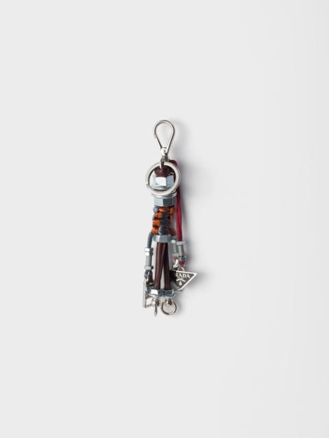 Prada Robot metal key ring charm