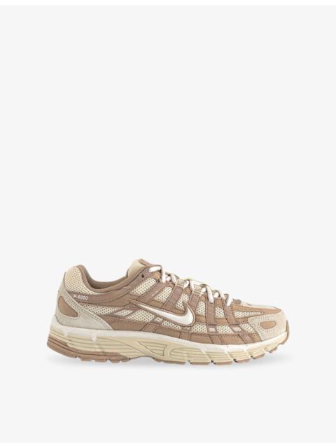 Nike P-6000 Suede And Mesh Trainers