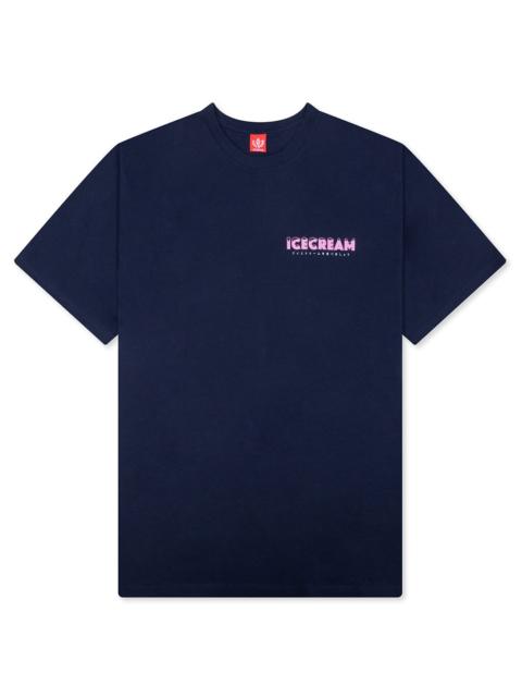 ICECREAM MENU S/S TEE - BLACK IRIS